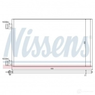 Радиатор кондиционера NISSENS 940184 GFVS P0M 1225004 5707286342842 - Изображение 6