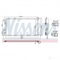 Радиатор кондиционера NISSENS 94591 1225914 V Z6WZA 5707286257351 - Изображение 6