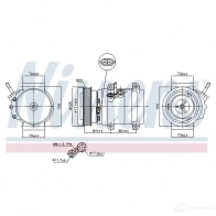 Радиатор кондиционера NISSENS Audi TT (8N) 1 1998 – 2006 3TCJ5O Z 94320 5707286254756