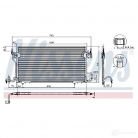 Радиатор кондиционера NISSENS 1225570 D 91ZZV 5707286253766 94218 - Изображение 2