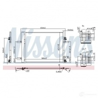 Радиатор кондиционера NISSENS 941042 5707286436725 SFXGW DK 1225495 - Изображение 2