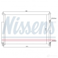 Радиатор кондиционера NISSENS 1224844 2 ZVHZ 5707286251700 940012 - Изображение 6