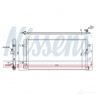 Радиатор кондиционера NISSENS 940453 5707286381025 XKM3 6CZ 1225248 - Изображение 2