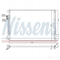 Радиатор кондиционера NISSENS 4A PJF 1225054 940248 5707286347496 - Изображение 2
