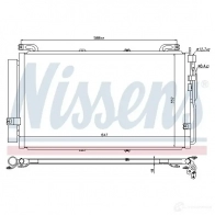 Радиатор кондиционера NISSENS 6LO YE 1225962 94644 5707286257801 - Изображение 6
