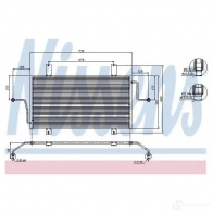 Радиатор кондиционера NISSENS NSSN7 A2 94325 1225666 5707286254817