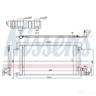 Радиатор кондиционера NISSENS 5707286436770 I IA2NCN 1225496 941047 - Изображение 2