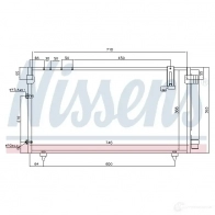 Радиатор кондиционера NISSENS 5707286259119 1226097 9MP UCU4 94795 - Изображение 2