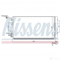 Радиатор кондиционера NISSENS 1225066 DH TRGJY 5707286350830 940259 - Изображение 5