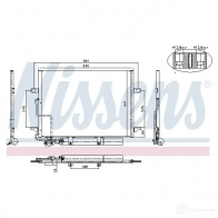 Радиатор кондиционера NISSENS 1225935 5707286257542 94614 2DP CI - Изображение 6