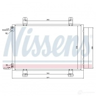 Радиатор кондиционера NISSENS 5707286270824 1224904 2DHQ 8I 940079 - Изображение 6