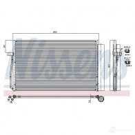 Радиатор кондиционера NISSENS 5707286258693 94747 TBIR F 1226055 - Изображение 2