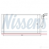 Радиатор кондиционера NISSENS 1224938 940118 BO1V QB2 5707286270930 - Изображение 2
