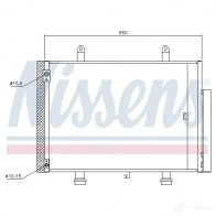 Радиатор кондиционера NISSENS 940356 WW40 X 1225156 5707286369092 - Изображение 6