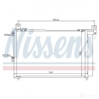 Радиатор кондиционера NISSENS 5707286280281 940143 1224962 VHXV 1M4 - Изображение 6