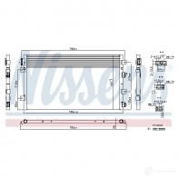 Радиатор кондиционера NISSENS 5707286257023 94556 1225882 1 AHO13 - Изображение 5