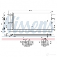 Радиатор кондиционера NISSENS 940626 XD9T V 5707286399976 1225378 - Изображение 2
