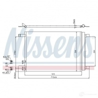 Радиатор кондиционера NISSENS 5707286360341 940319 1225120 IUVS F - Изображение 2