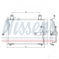 Радиатор кондиционера NISSENS 5707286255746 O C340J 94415 1225754 - Изображение 2