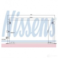 Радиатор кондиционера NISSENS 94517 Toyota Hilux (N140, 50, 60, 70) 6 Пикап 2.4 TD 4WD (LN165. LN170. LN190) 90 л.с. 1998 – 2002 RM 3GJ0E 5707286256668