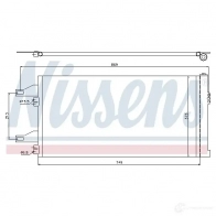 Радиатор кондиционера NISSENS 1226247 EFUQ J9 94985 5707286260597 - Изображение 6