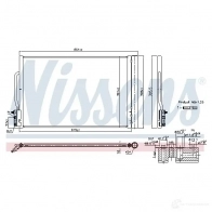 Радиатор кондиционера NISSENS BVK PV0B 941088 1437701313 - Изображение 2