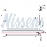 Радиатор кондиционера NISSENS 94858 KN JVR7 1226153 5707286259676 - Изображение 6
