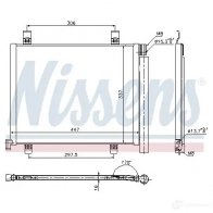 Радиатор кондиционера NISSENS 5707286366473 940254 W5Y2EM Q 1225061 - Изображение 6