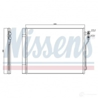 Радиатор кондиционера NISSENS 1225172 940370 246 ZDK 5707286369542 - Изображение 2