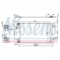 Радиатор кондиционера NISSENS BD 4YM 940458 1225252 5707286381070 - Изображение 6
