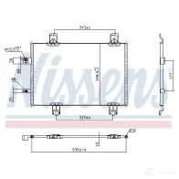 Радиатор кондиционера NISSENS 941174 8Z1 GER1 1437701013 - Изображение 6