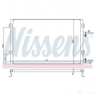 Радиатор кондиционера NISSENS 5707286359529 940289 1225093 918V 82 - Изображение 2