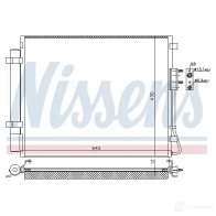 Радиатор кондиционера NISSENS 5707286410299 940726 1225430 HZIB KW - Изображение 2