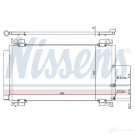 Радиатор кондиционера NISSENS 5707286395619 Lexus IS (XE20) 2 2005 – 2013 HVLLWC R 940574