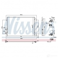 Радиатор кондиционера NISSENS 5707286461185 941087 1417931017 YM 9D39 - Изображение 2