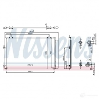 Радиатор кондиционера NISSENS 940349 V WFE3 1225149 5707286368019 - Изображение 6