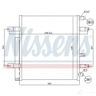 Радиатор кондиционера NISSENS 5707286252288 1224917 OE21 BX 940094 - Изображение 6