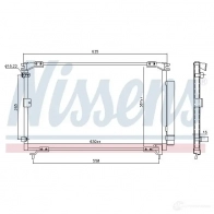Радиатор кондиционера NISSENS 94769 I 8NNM 5707286258891 1226075 - Изображение 2