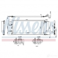 Радиатор кондиционера NISSENS 5707286421646 1225448 940759 R6 2IXT - Изображение 6