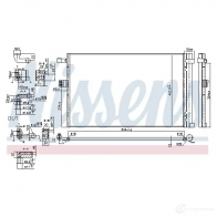 Радиатор кондиционера NISSENS 1437705098 941187 V1 PWP - Изображение 6