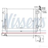 Радиатор кондиционера NISSENS 1225063 5707286362888 C T3137 940256 - Изображение 6