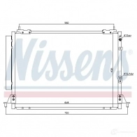 Радиатор кондиционера NISSENS CH I1AOR 940188 5707286347564 1225008