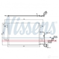 Радиатор кондиционера NISSENS 940306 5707286359680 GN U9H 1225108 - Изображение 5