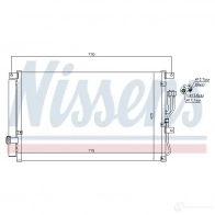 Радиатор кондиционера NISSENS 940211 1225026 5707286376847 QZG 83 - Изображение 2
