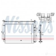 Радиатор кондиционера NISSENS 940599 5707286398658 1225357 5H CPI5 - Изображение 2