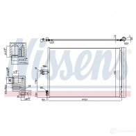 Радиатор кондиционера NISSENS 5UA 59Q 1225216 940420 5707286375734 - Изображение 5
