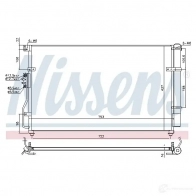 Радиатор кондиционера NISSENS 5707286400283 D3FHZ SI 940629 1225380 - Изображение 2