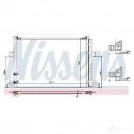 Радиатор кондиционера NISSENS 940225 5707286347847 V04N 8F6 1225037 - Изображение 2