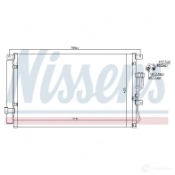 Радиатор кондиционера NISSENS 940210 15R1 IE 5707286345553 1225025 - Изображение 2