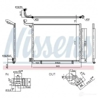 Радиатор кондиционера NISSENS 1437700849 941094 86 OCU - Изображение 6
